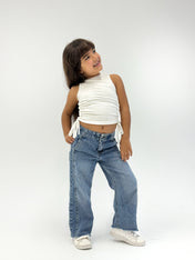 Adjustable Tank Top White - Kids