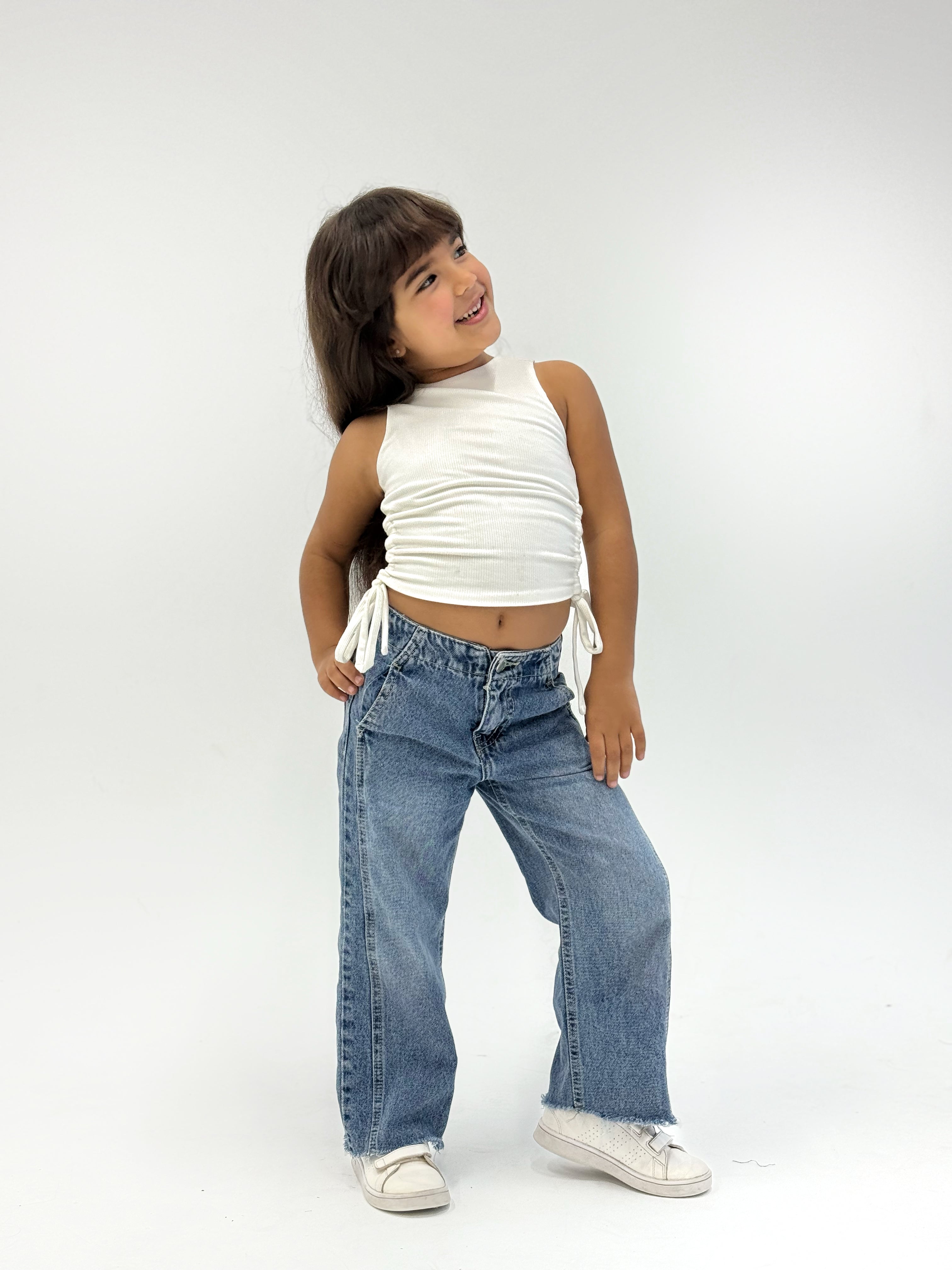 Adjustable Tank Top White - Kids