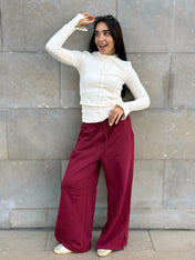 Sweat Pants Burgundy - Adults