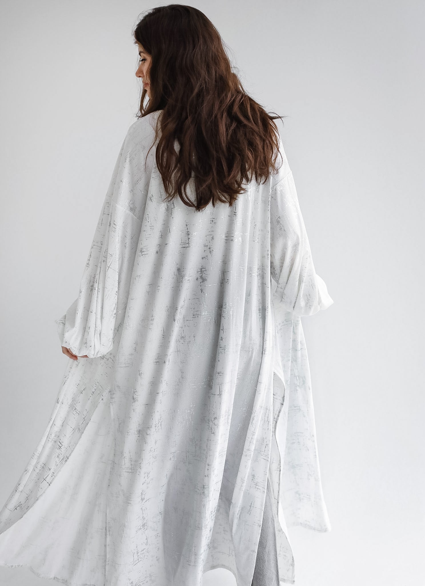 Skye Gilded White Kimono - Adults