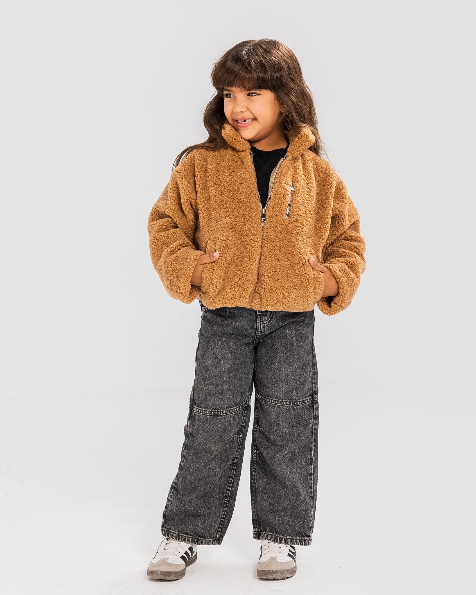 Copper Teddy Jacket - Kids