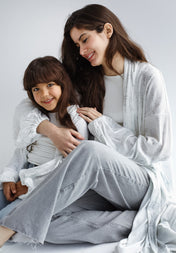 Skye Gilded White Kimono - Adults