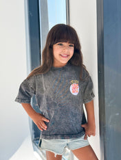 Good Luck Washed Tshirt - Kids