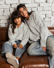 Cable Sweater Cloud Grey - Kids