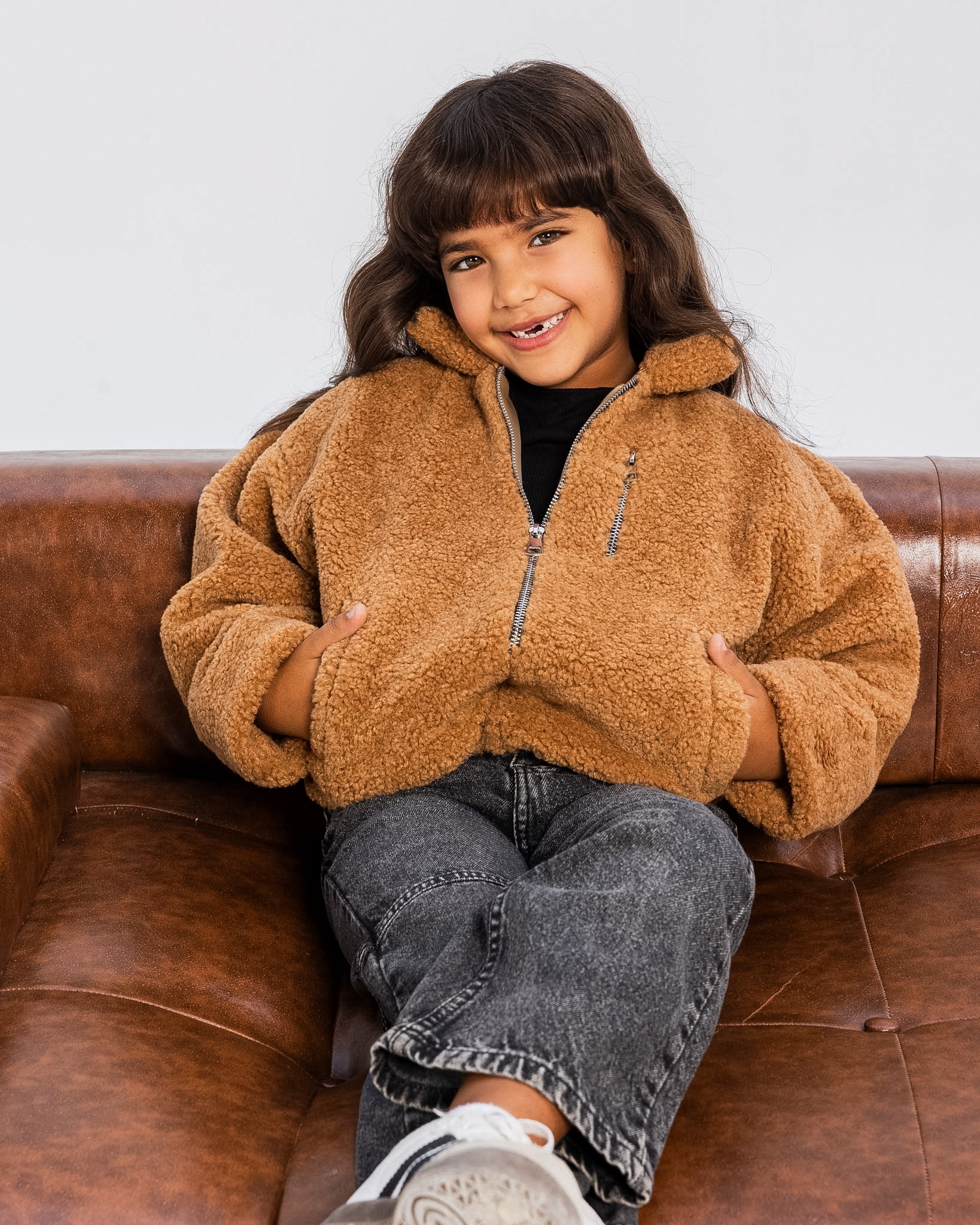 Copper Teddy Jacket - Kids