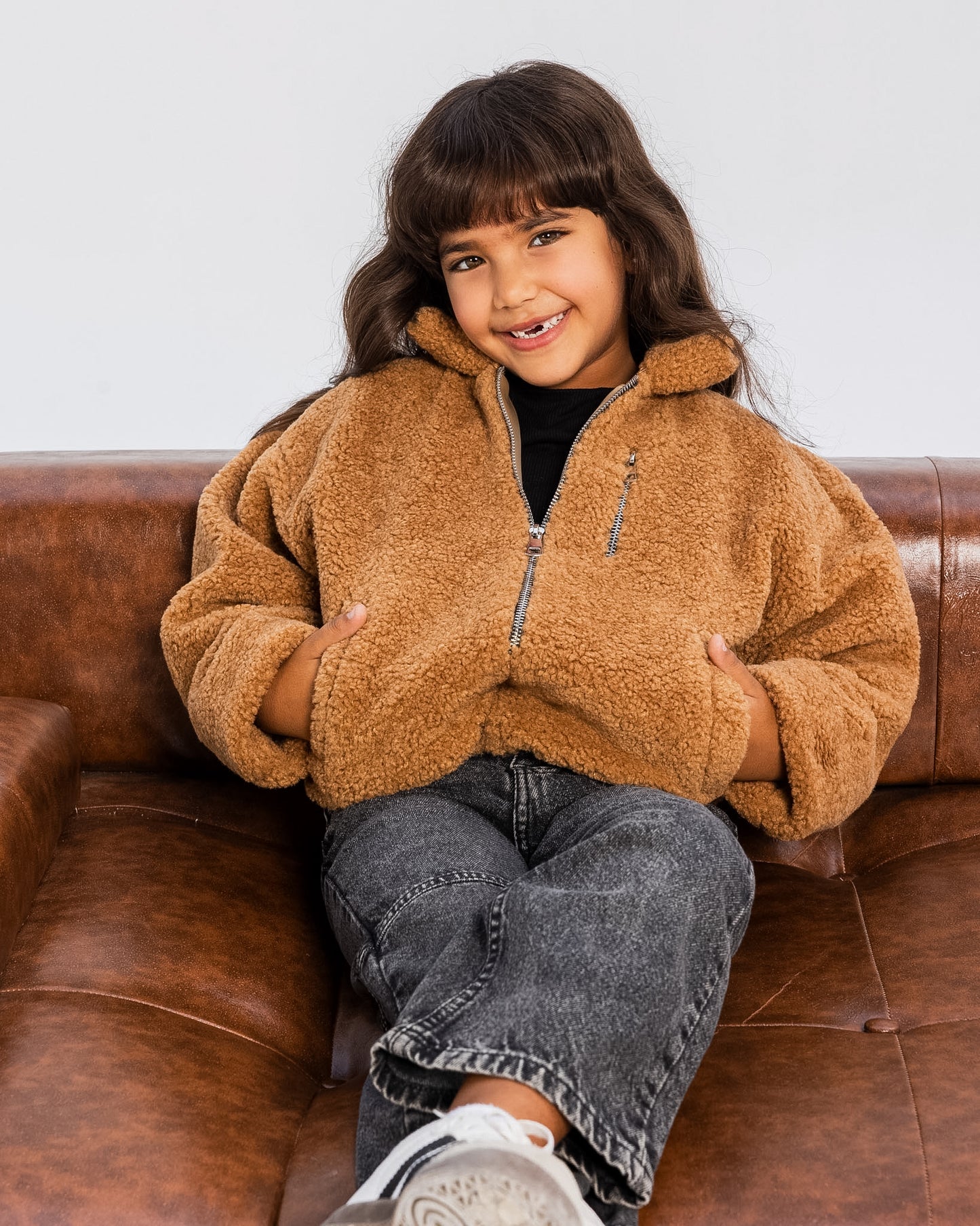 Copper Teddy Jacket - Kids