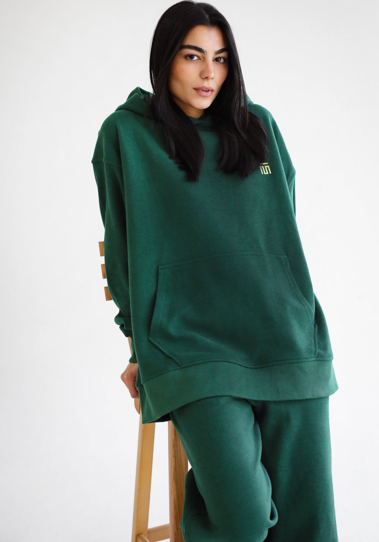 Timeless Hooded Set Green - Adults