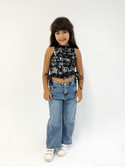 Adjustable Gilded Tank Top Black - Kids