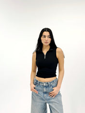 Zipit Tank Top Black- Adults