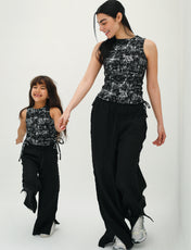 TAMAA Edit Linen Black Pants - Kids