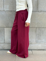 Sweat Pants Burgundy - Adults
