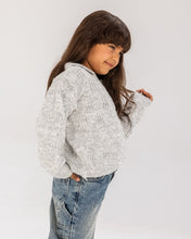 Cable Sweater Cloud Grey - Kids