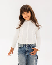 Turtleneck Stitched tank top White - Kids