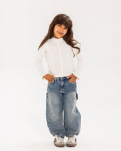 Turtleneck Stitched tank top White - Kids