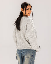 Cable Sweater Cloud Grey - Adults
