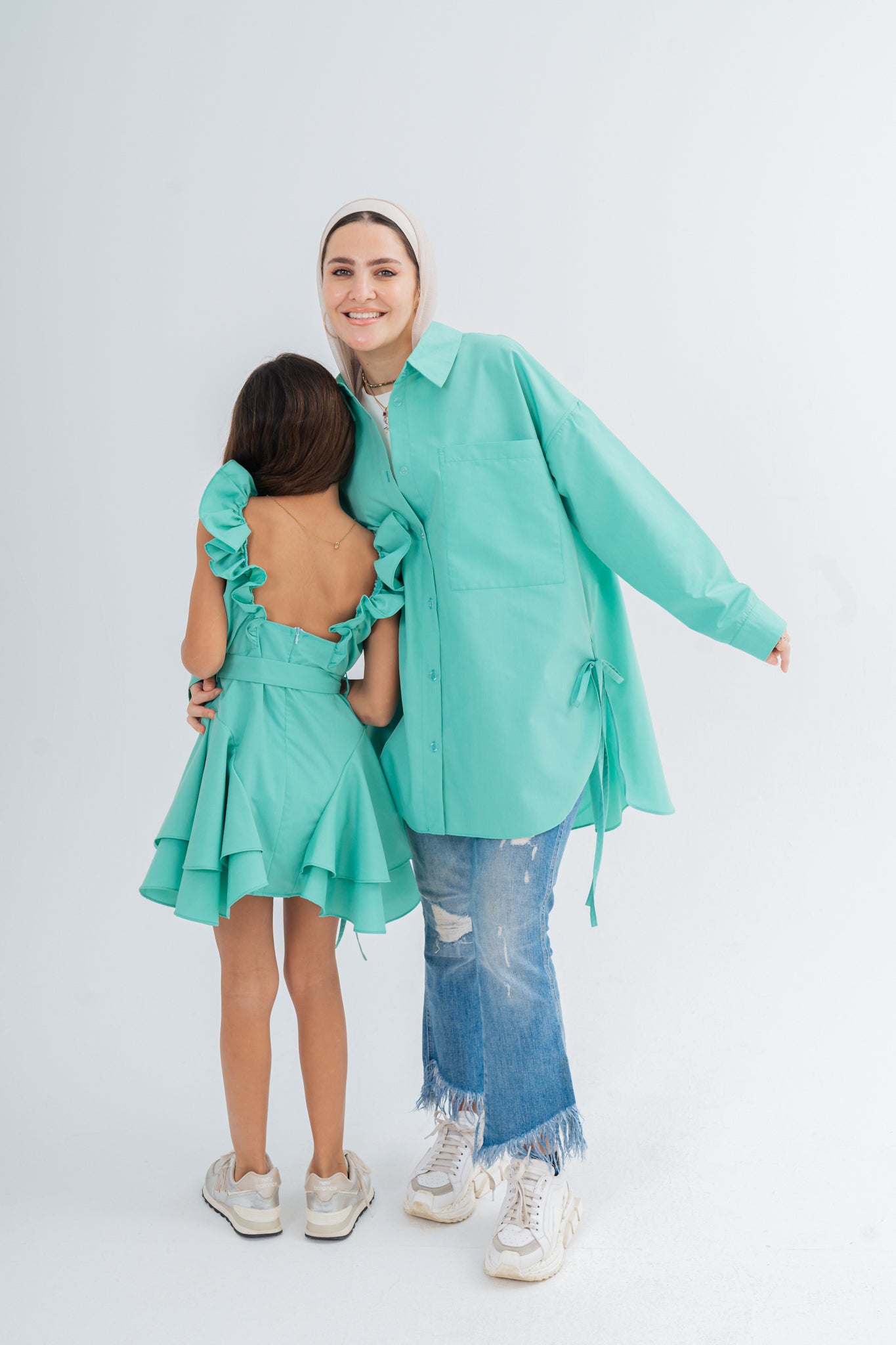 Back To front - Mint Green