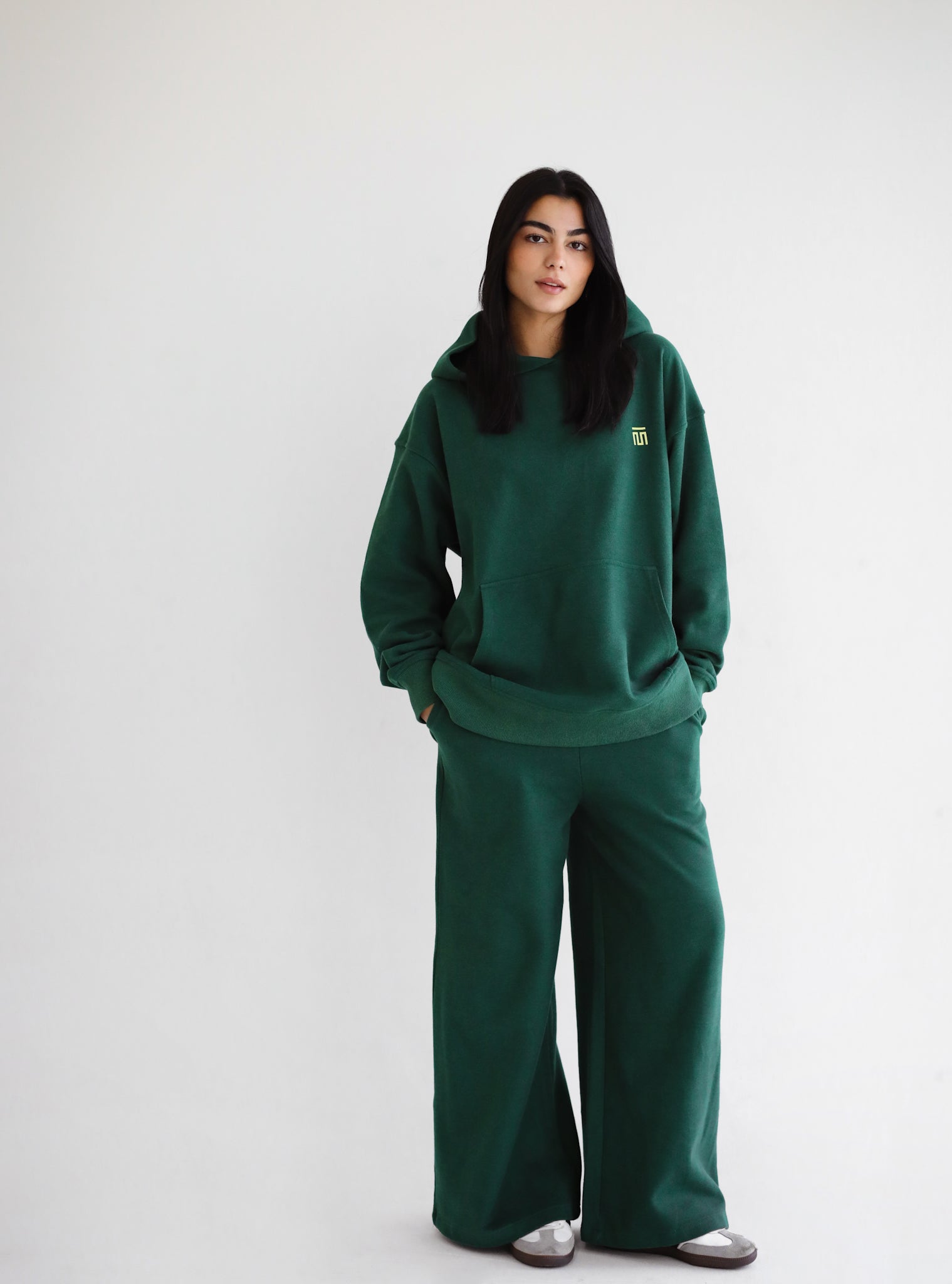 Timeless Hooded Set Green - Adults