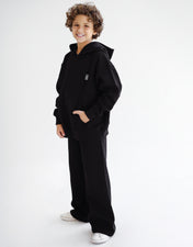 Timeless Hooded Set Black - Kids