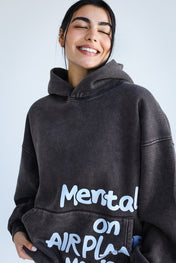 Airplane Mode Brown Hoodie - Adults