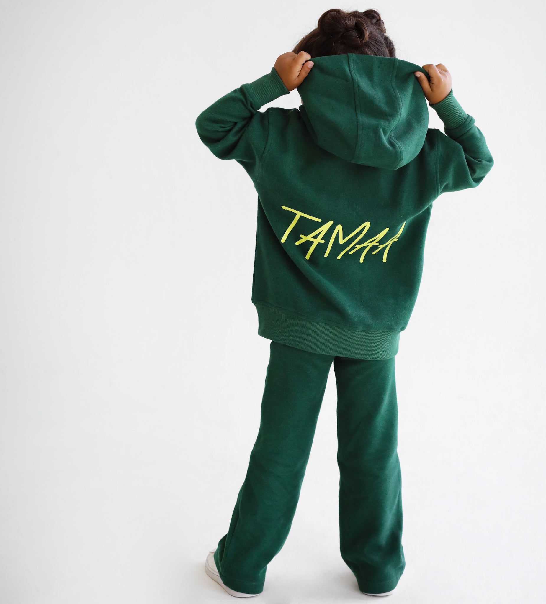 Timeless Hooded Set Green - Kids