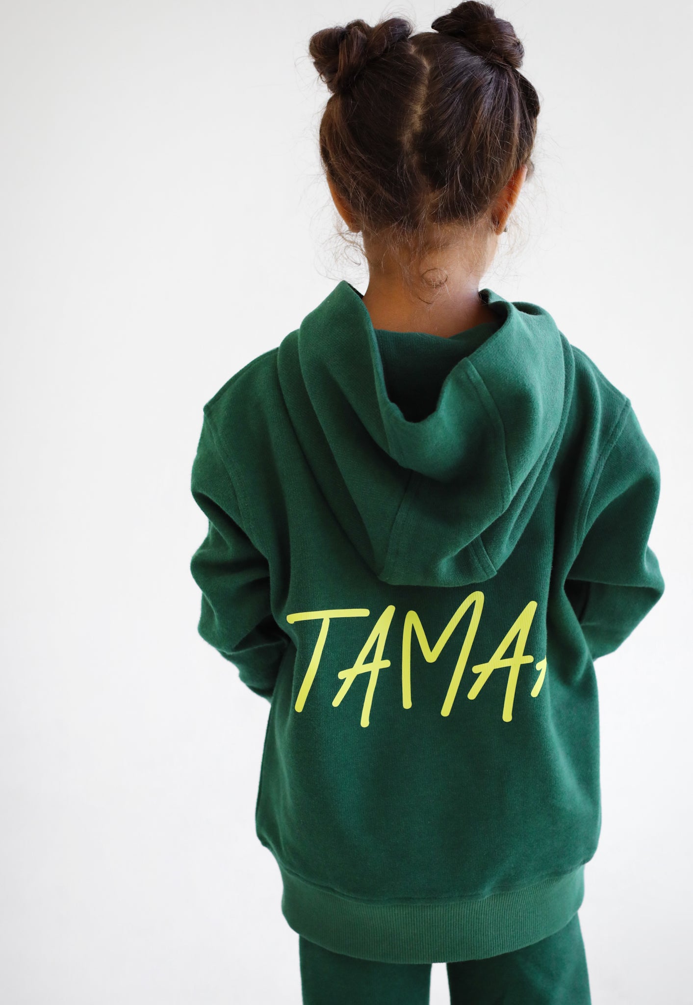 Timeless Hooded Set Green - Kids