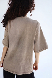 Basic Washed Cafe T-Shirt - Adults