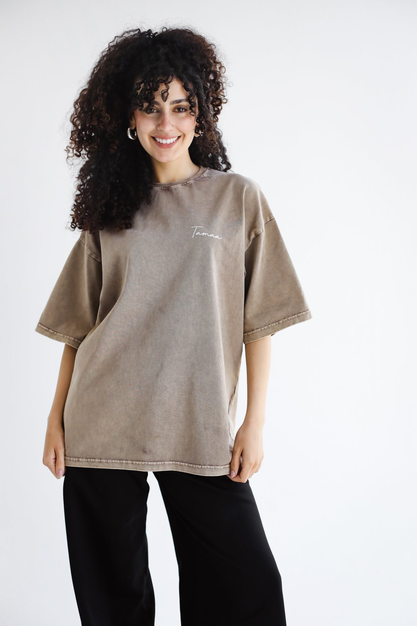 Basic Washed Cafe T-Shirt - Adults