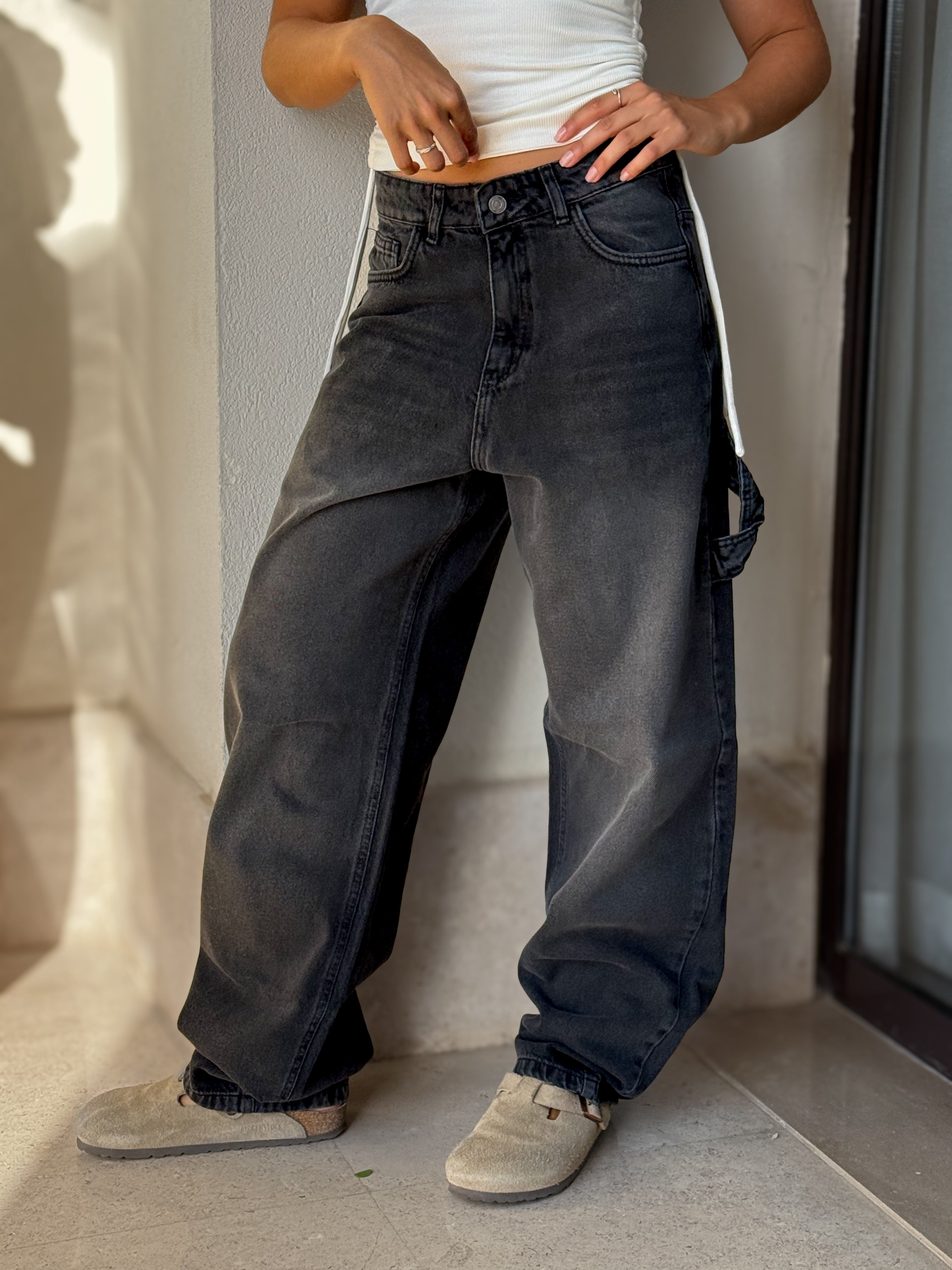 Baggy Denim Pants Black - Adults – Tamaa Official
