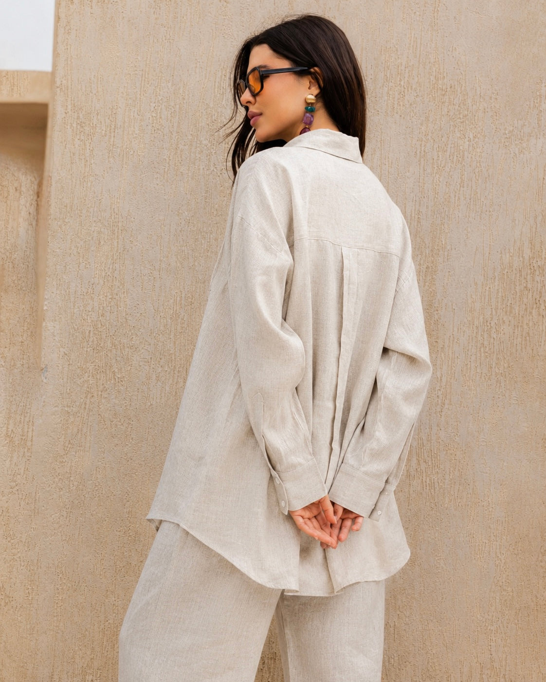 Tamaa edit Linen Shirt - Beige