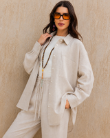 Tamaa edit Linen Shirt - Beige