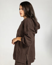 The Essential Half-Zip Set Brown - Adults